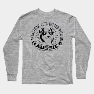 Everything gets Better with an Aussie Long Sleeve T-Shirt